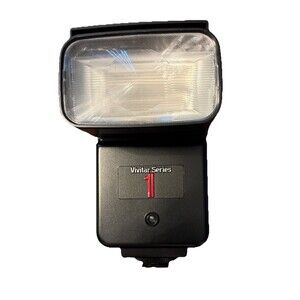 VIVITAR Series 1 600 C/R Flash Unit Parts Only Back Missing Sold As Is